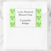 Groene Shamrocks Pattern Custom Stickers (Tas)