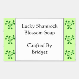 Groene Shamrocks Pattern Custom Stickers