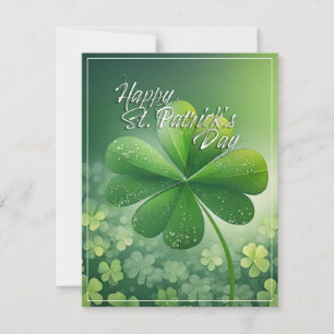 Groene Shamrocks Prettig St. Patrick's Dag (7) c