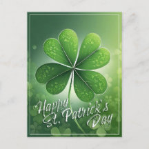 Groene Shamrocks Prettig St. Patrick's Dag (8) c