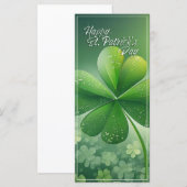 Groene Shamrocks Prettige St. Patrick's Dag (7) c (Voorkant / Achterkant)