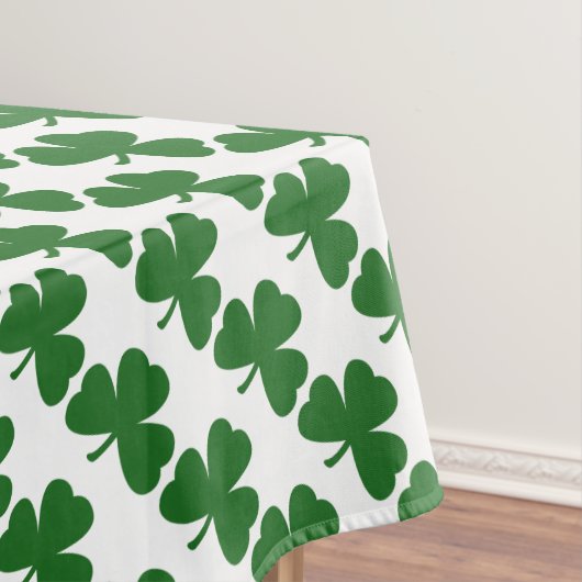 Groene Shamrocks St. Patrick's Day Klavers Tafelkleed (Voorbeeld)