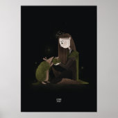 GROENE SHELL ARMADILLO van Alexandra Dikaia Poster (Voorkant)