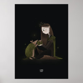 GROENE SHELL ARMADILLO van Alexandra Dikaia Poster