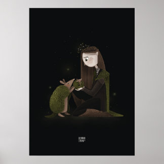 GROENE SHELL ARMADILLO van Alexandra Dikaia Poster