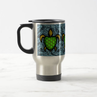 Groene Shell Turtle Mug Reisbeker