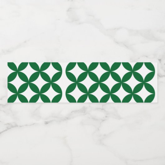 Groene Shippo Fles Etiket (Enkel label)