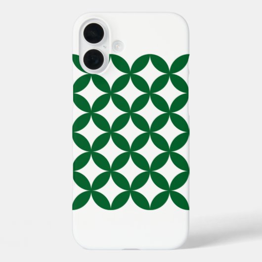 Groene Shippo iPhone 16 Plus Hoesje (Achterkant)