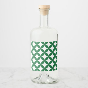 Groene Shippo Liquor Fles Label Likeurfles Etiket