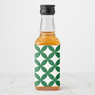 Groene Shippo Mini Liquor Label Likeurfles Etiket