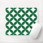 Groene Shippo Patroon Mousepad Muismat (Met muis)