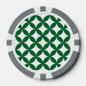 Groene Shippo Poker Chips (Voorkant)