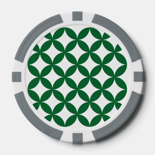 Groene Shippo Poker Chips (Voorkant)