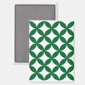 Groene Shippo rechthoek magneet (Voorkant / Achterkant)
