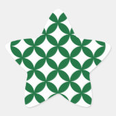Groene Shippo Star Stickers (Voorkant)