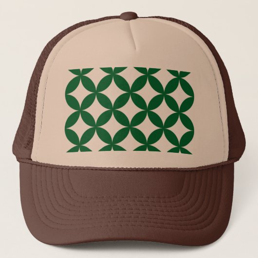 Groene Shippo Trucker Hat Pet (Voorkant)