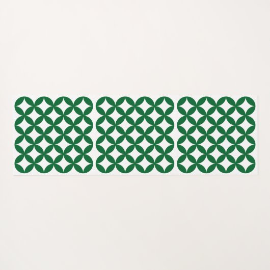 Groene Shippo Yoga Mat (Achterkant (horizontaal))