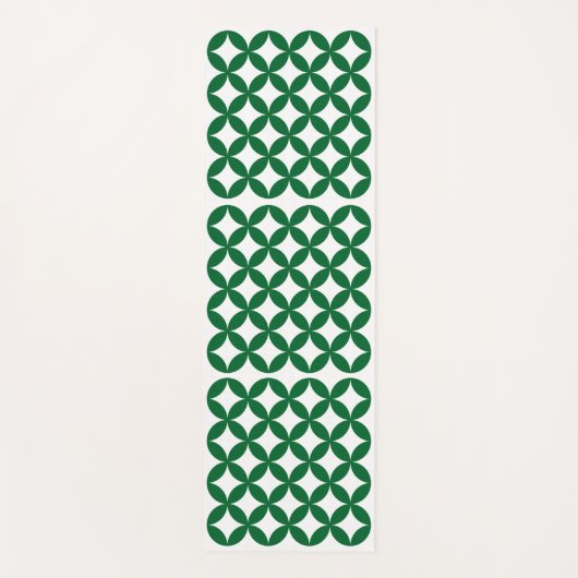 Groene Shippo Yoga Mat (Voorkant)