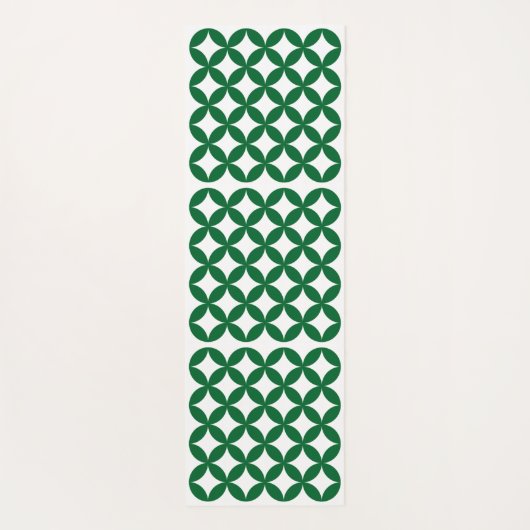 Groene Shippo Yoga Mat (Achterkant)