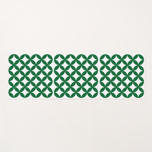 Groene Shippo Yoga Mat (Voorkant (horizontaal))