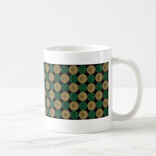 groene shotgun-schelpen koffiemok (Rechts)