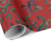 Groene Sieraden Inpakpapier (Rol Hoek)