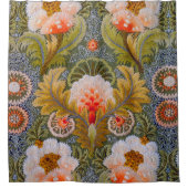 Groene sierplanten douchegordijn (Voorkant)