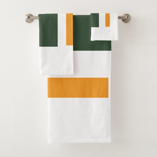 Groene sinaasappel bad handdoek (Insitu)