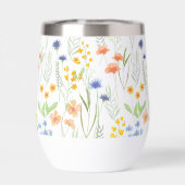 Groene Sinaasappel Wilde Bloem Waterverf (Achterkant)