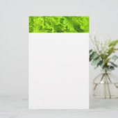 Groene sla briefpapier (Staand voorkant)