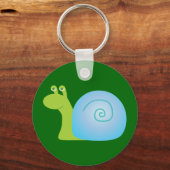 Groene slak sleutelhanger (Voorkant)