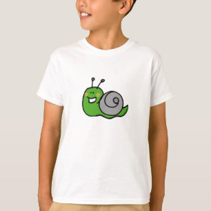 groene slak t-shirt