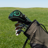 Groene Slang Draak Design | Luxe Golfheadcover (Insitu)