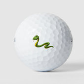 Groene slang golfballen (Voorkant)