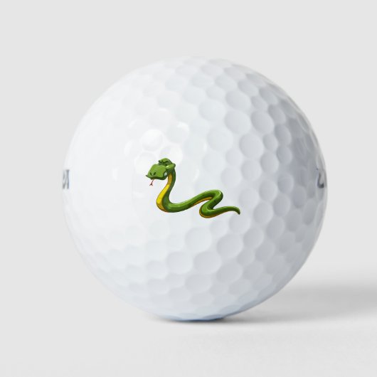 Groene slang golfballen (Voorkant)