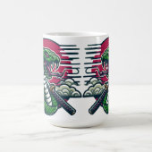 Groene slang koffiemok (Center)