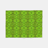 Groene slang Sin Texture Fleece Blanket Deken (Voorkant (Horizontaal))