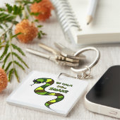 Groene slang sleutelhanger (Voorkant Rechts)