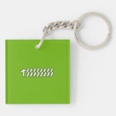 Groene slang sleutelhanger (Achterkant)