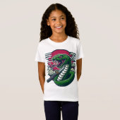Groene slang T-shirt (Voorkant volledig)