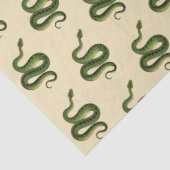 Groene slang tissuepapier (Detail)