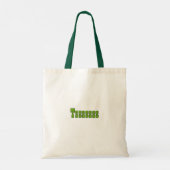 Groene slang tote bag (Achterkant)