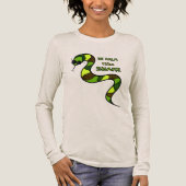 Groene slang Tri-Blend shirt (Voorkant)