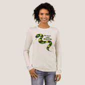 Groene slang Tri-Blend shirt (Voorkant)