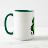 Groene Slangen Kroon Koffiemok Mok (Links)