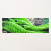 Groene slangen yogamat (Achterkant (horizontaal))