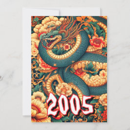 Groene slangenbloemen kaart