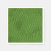 Groene slangenhuidstructuur servet (Voorkant)