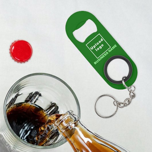 Groene Sleutelhanger voor zakelijk gebruik en fles Mini Flessenopener