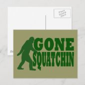 Groene slogan briefkaart (Voorkant / Achterkant)